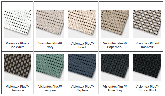 Visiontex Plus color samples