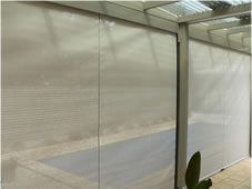 SolScape E1 Latte ziptrack blinds